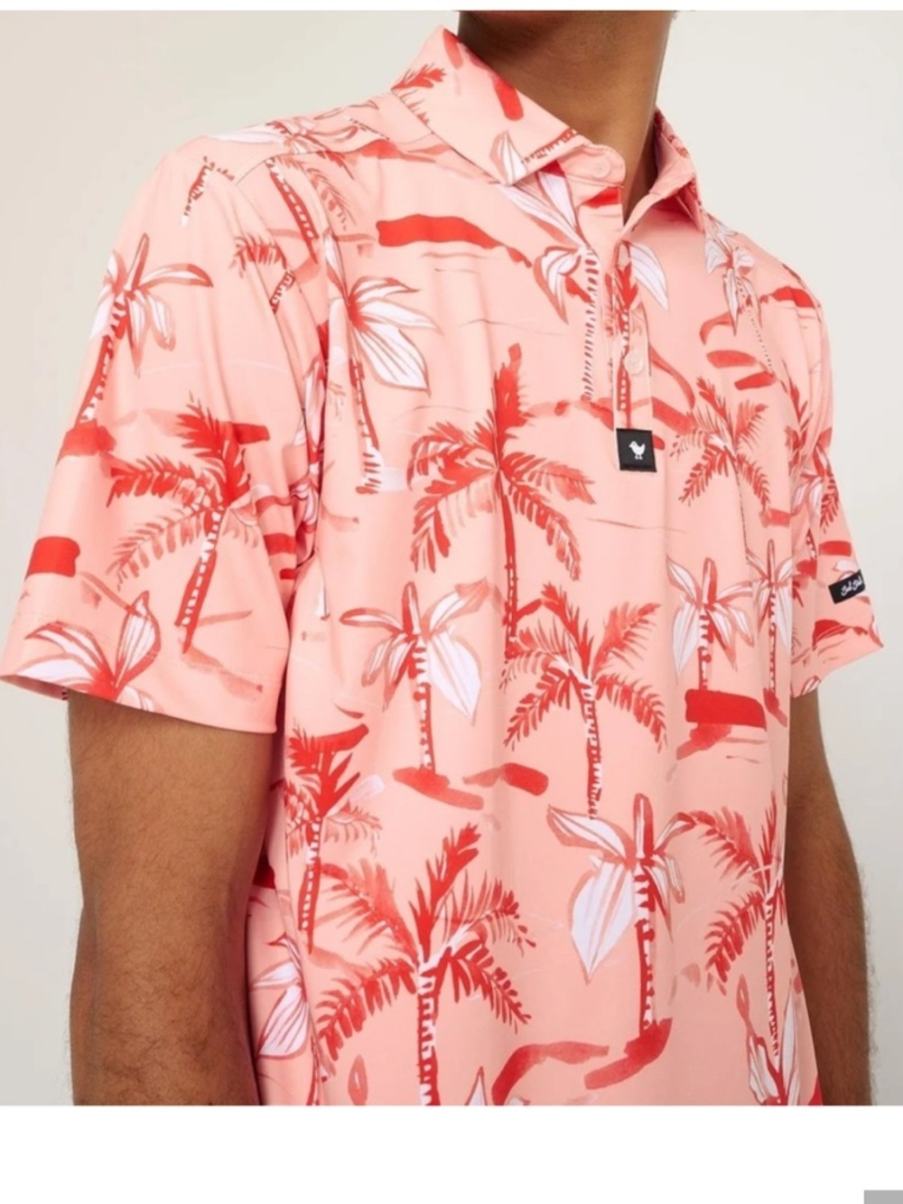 Bad Birdie Ricky Rose Golf Polo Core Performance Men's Size S - Picture 5 of 9